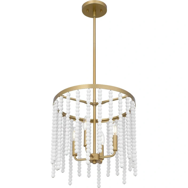 Apelle 4-Light Aged Brass Pendant Light