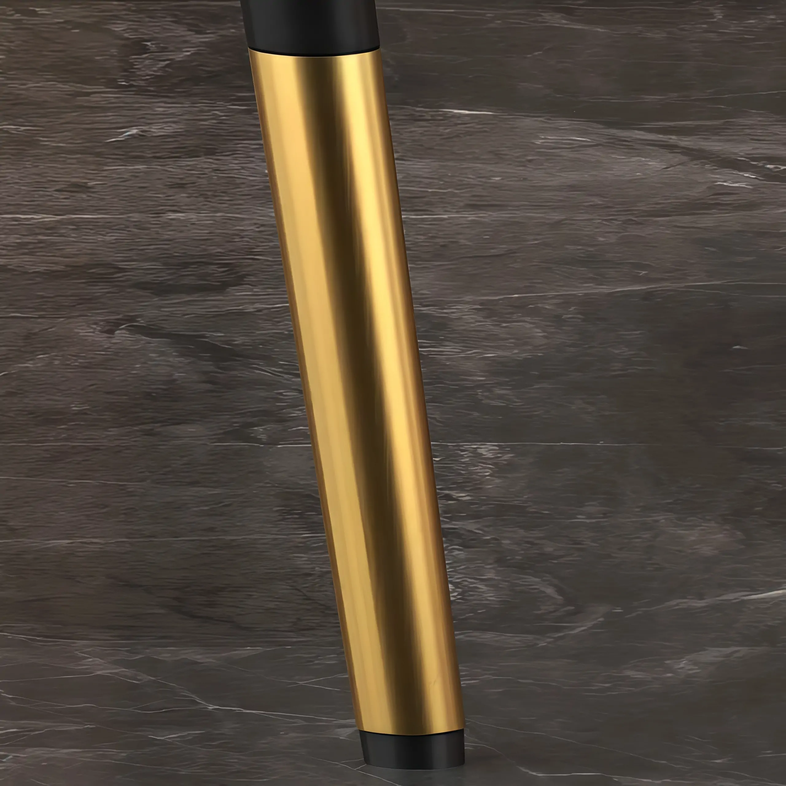 Art Deco Leather Swivel Bucket Cushioned Bar Stool