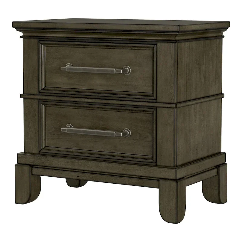 Furniture of America Evva Traditional Grey 5-Piece Panel Bedroom Set