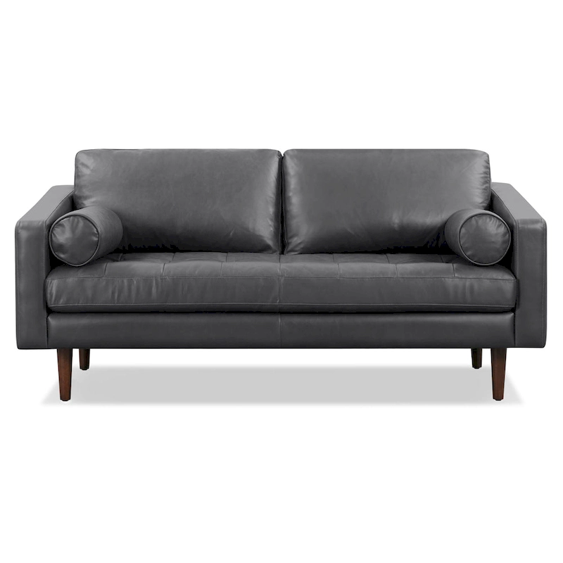 Poly & Bark Napa 72 Apartment Sofa - Full Grain Genuine Italian Leather