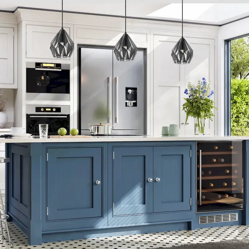 Eglo Carlton 3 Black and Silver 1-Light Geometric Pendant