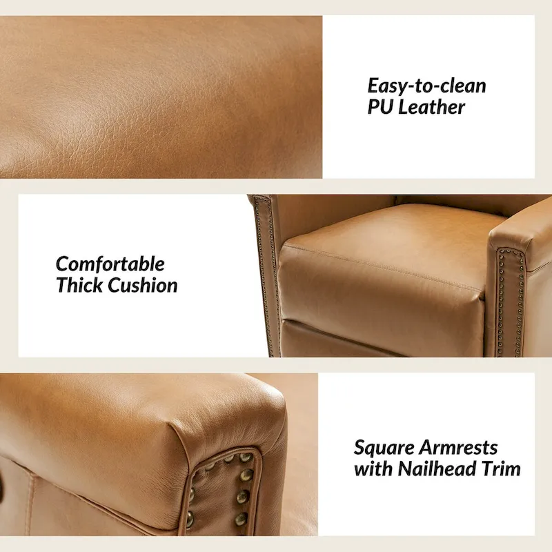 Tobias Traditional Swivel And Rocker Power Recliner Set of 2 by HULALA HOME