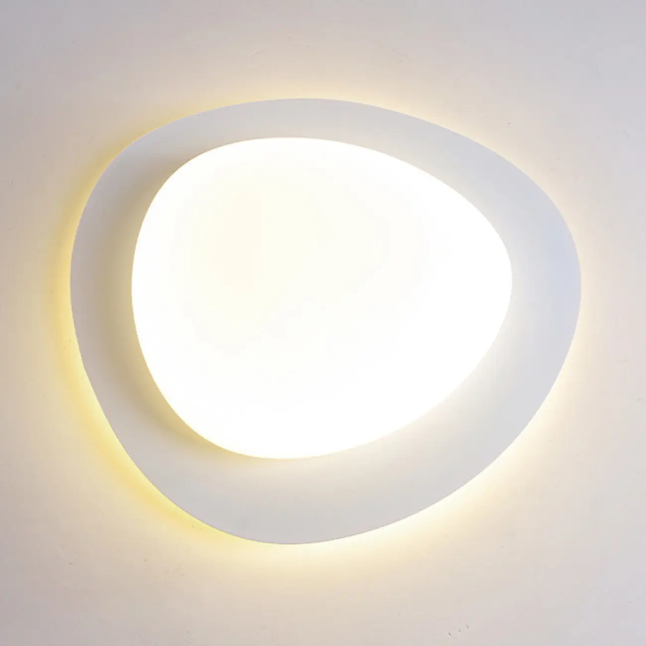 Dimmable Modern LED Flush Mount Ceiling Light with 2-Light