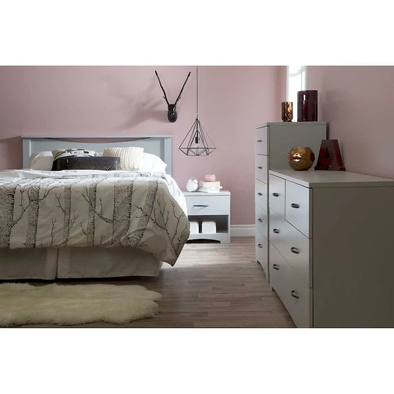 South Shore Step One European Queen Headboard