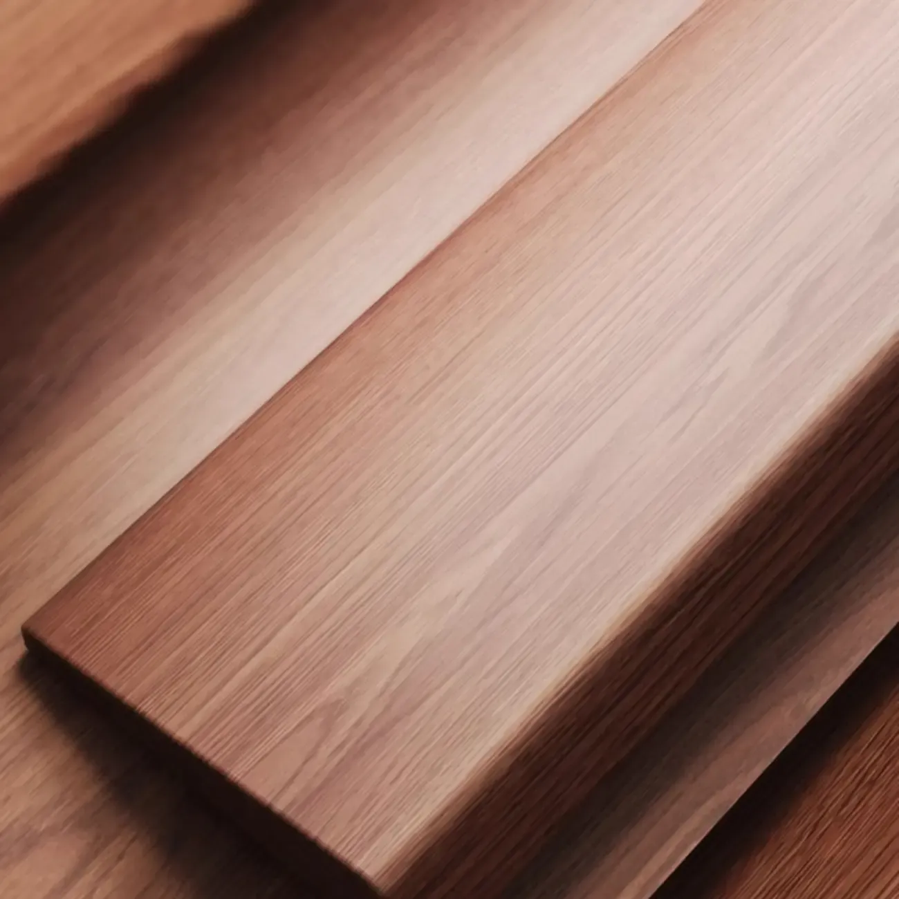 Traditional Wooden Nut-Brown Bedside Double Drawer Nightstand