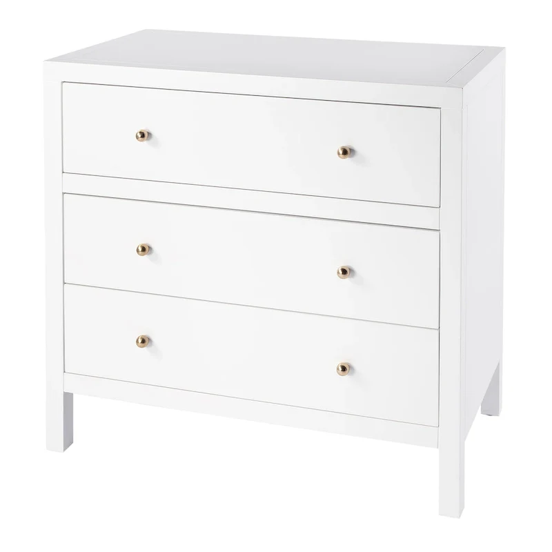3-Drawer Wood Dresser