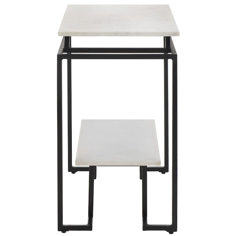 SAFAVIEH Malvina Single Shelf Rectangle Accent Table - 24  L x 14  D x 24  H - 24Wx14Dx24H