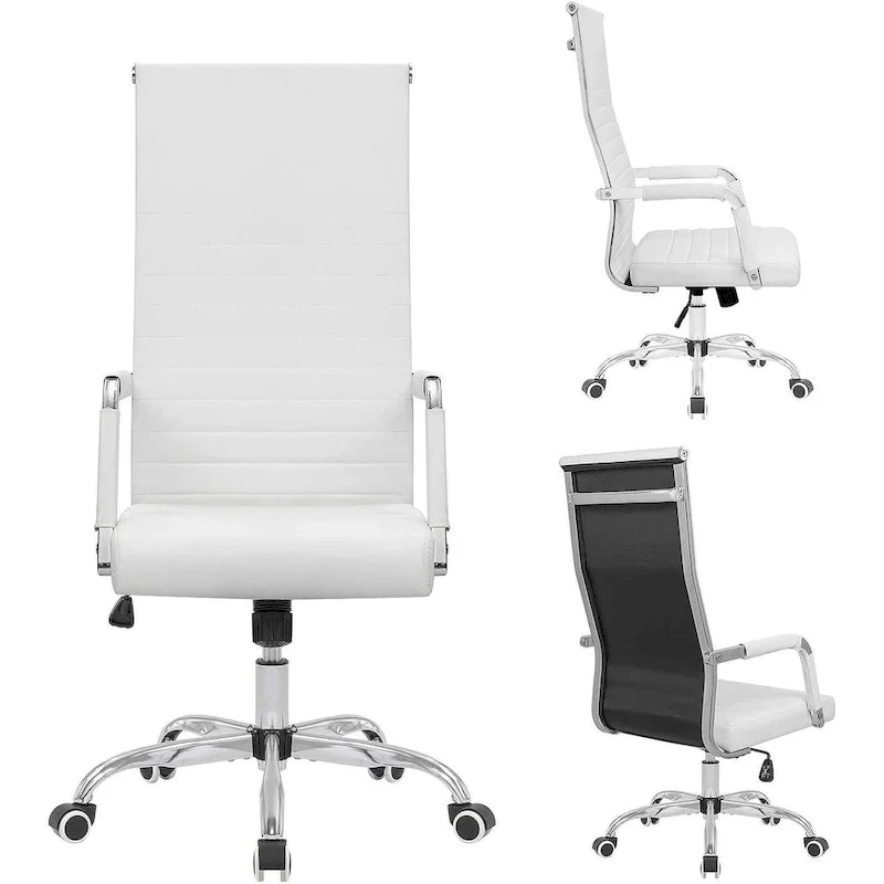 Homall Ribbed Office Chair High Back Conference Chair