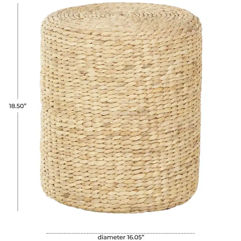 Seagrass Handmade Woven Drum Side End Accent