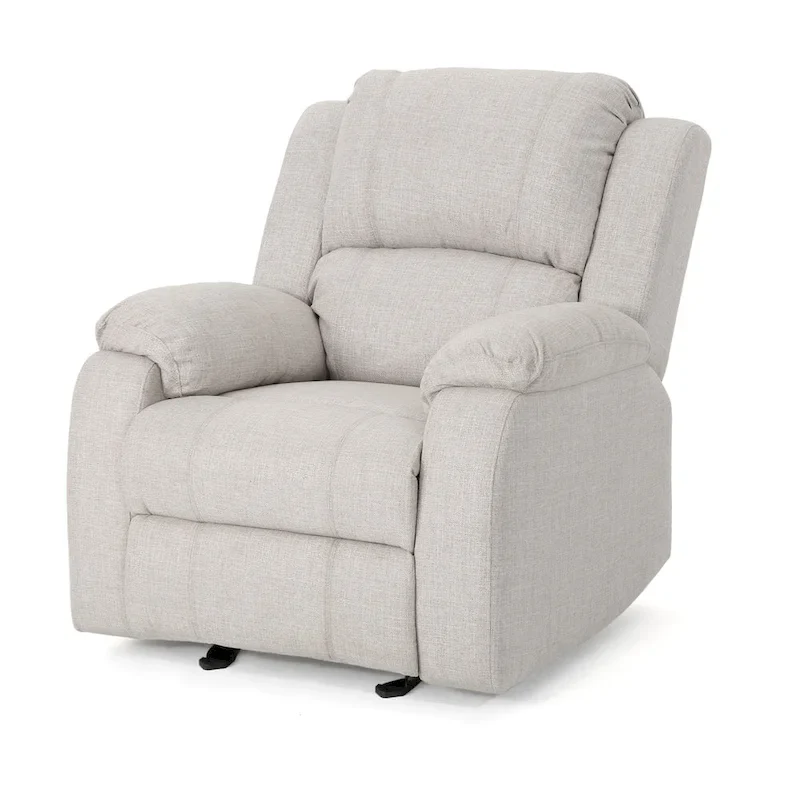 Mozelle Classic Fabric Gliding Recliner by Christopher Knight Home