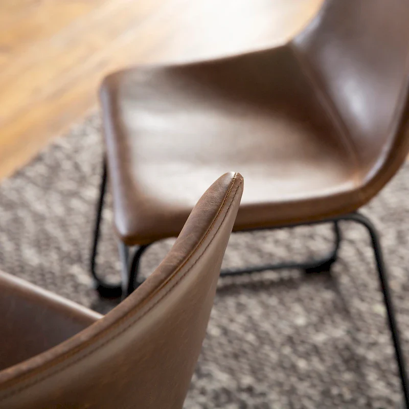 Faux Leather Dining Chair (Set of 2)