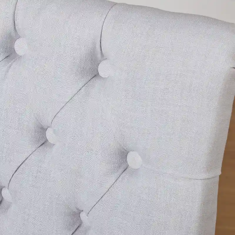 Simple Living Annie Espresso, Grey Rubberwood and Fabric 6-piece Dining Set with Dining Bench