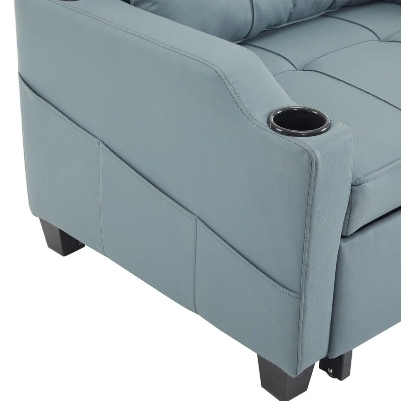 Chair Bed, Sleeper Sofa Chair Bed 3 in 1, Adjustable Recliner,Armchair, Sofa, Bed, Linen