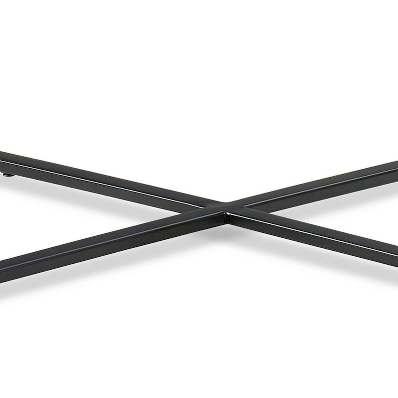 20 Inch Modern Side End Table, Carrara Marble Top, Steel Frame, Smooth Gray