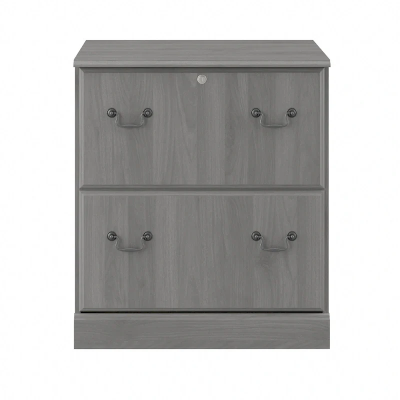 Bush Furniture Saratoga Lateral File Cabinet in Harvest Cherry