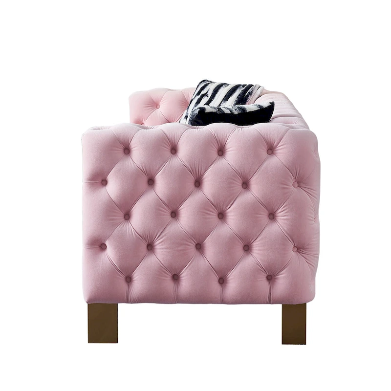 Modern Tufted Velvet Living Room Sofa