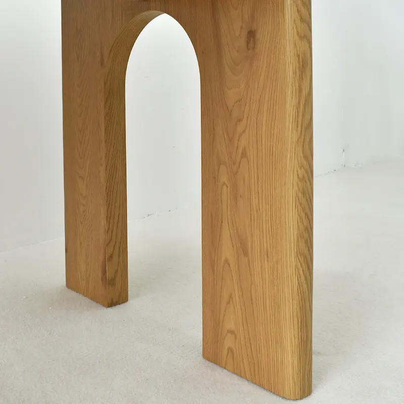 67 Pedestal Dining Table - Oak