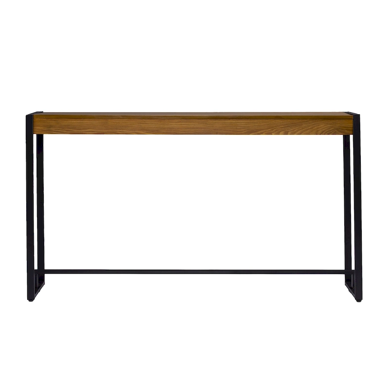 SEI Furniture Macen Modern Narrow Industrial Console Table