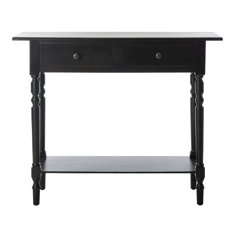 SAFAVIEH Arvilla Grey 2-Drawer Console Table - 37.8 x 13 x 31.9 - 38Wx13Dx32H
