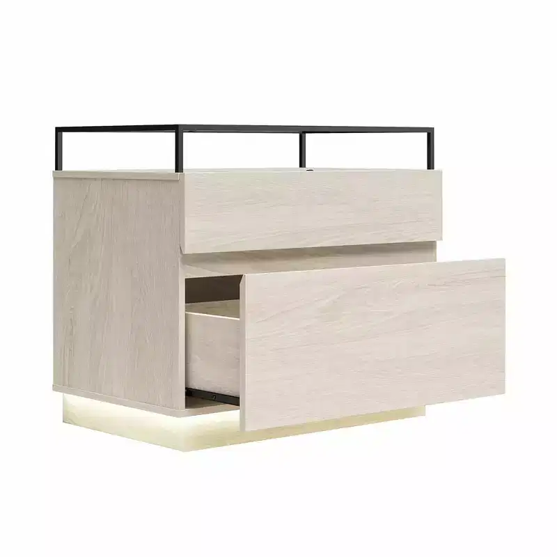 RealRooms Devon Nightstand with Drawers
