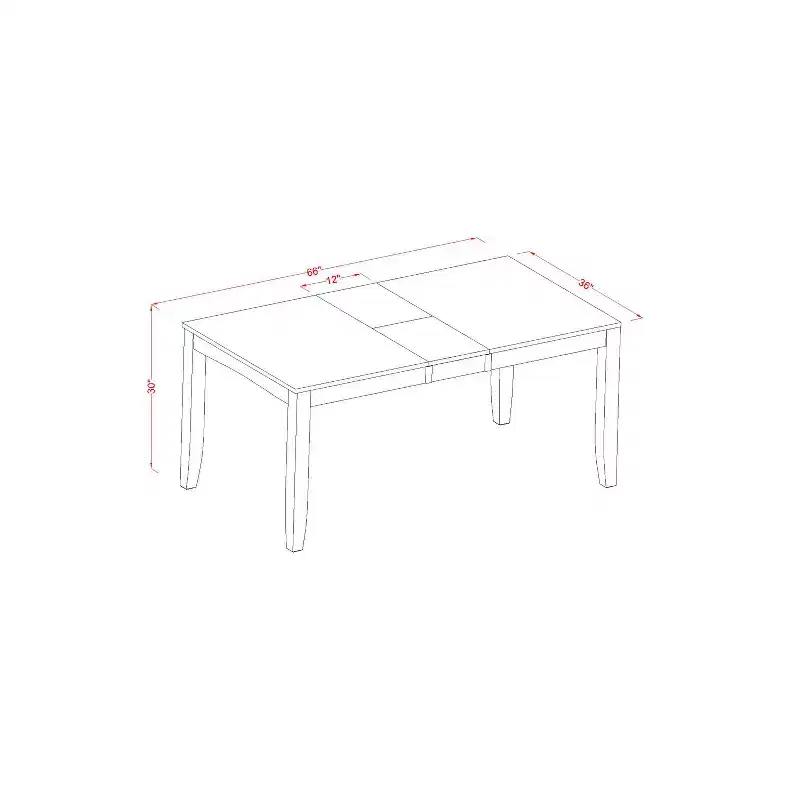 Espresso 7-Piece Rectangle Wood Dining Set, Seats 6