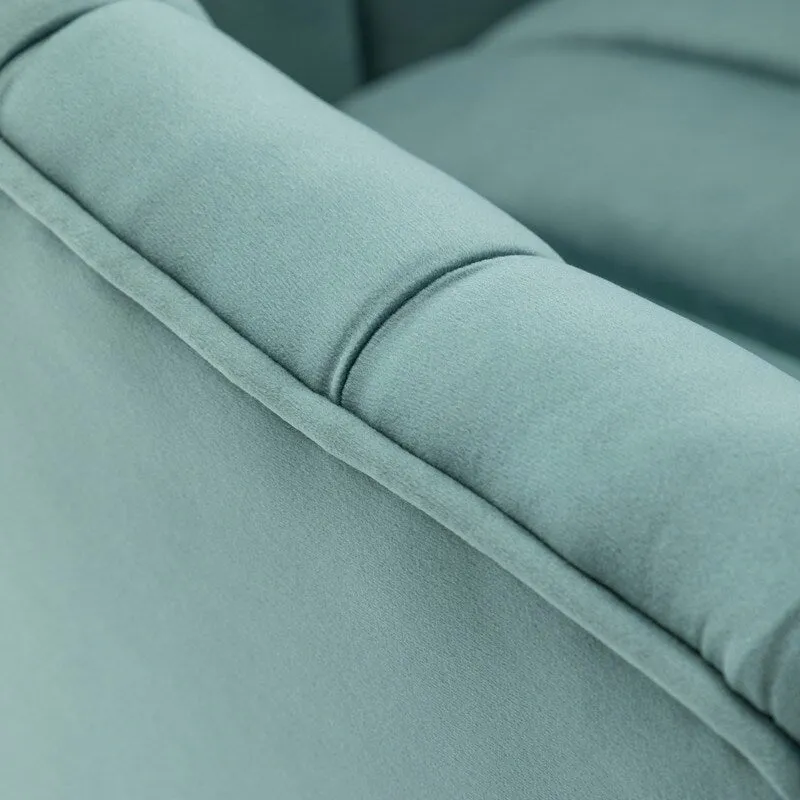 SEYNAR Modern Glam Velvet Upholstered Round 360 Degree Swivel Accent Barrel Chair Set of 2