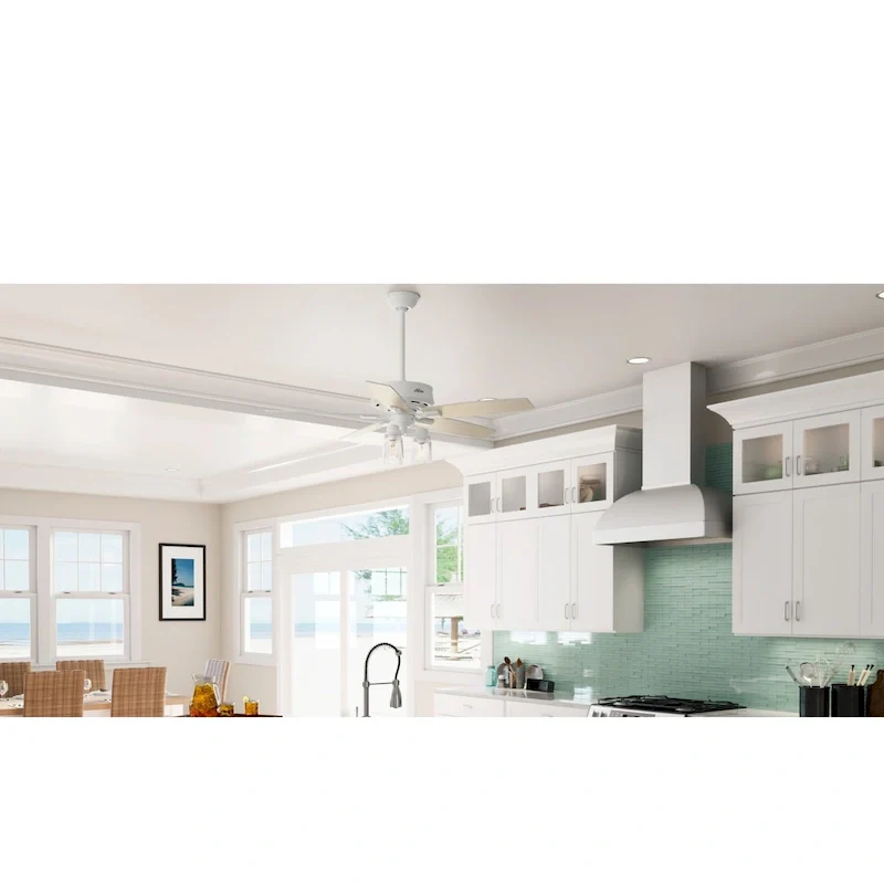 Hunter Fan Bennett Brushed Nickel/ Grey Oak 52-inch Ceiling Fan