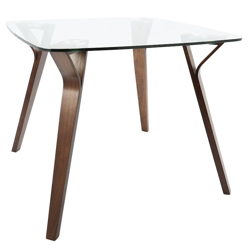 Folia Mid-century Modern Square Dining Table