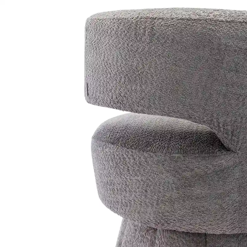 360 Degree Swivel Cuddle Barrel Accent Chairs with Wide Upholstered