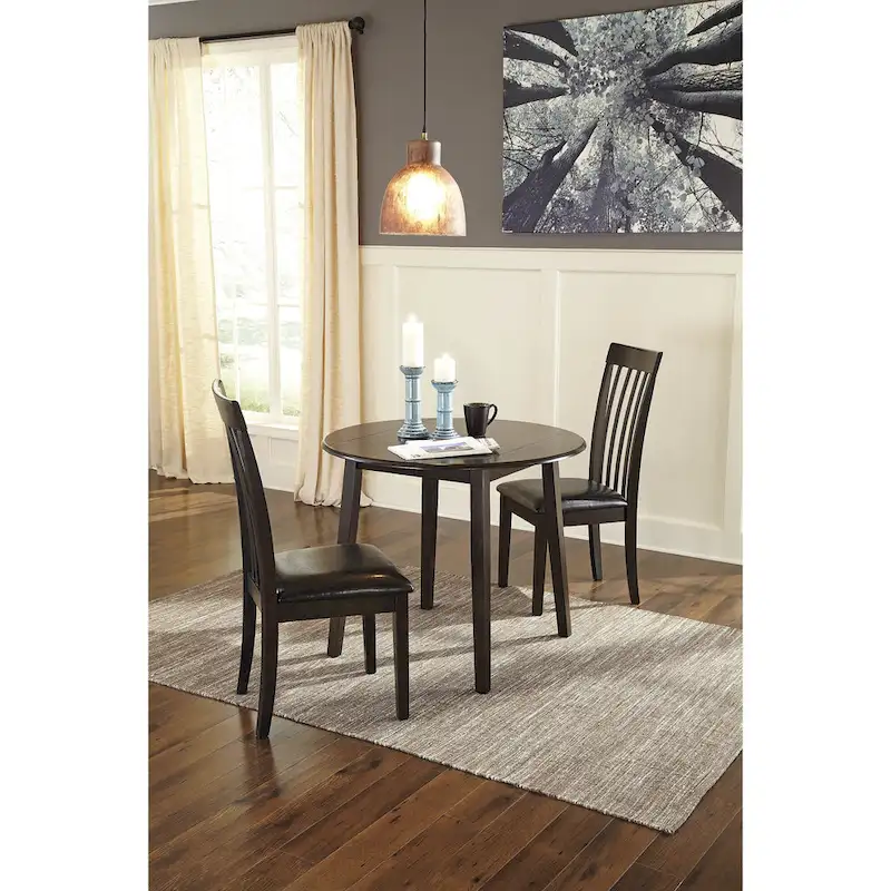 Signature Design by Ashley Hammis Dark Brown 3-Piece Dining Package