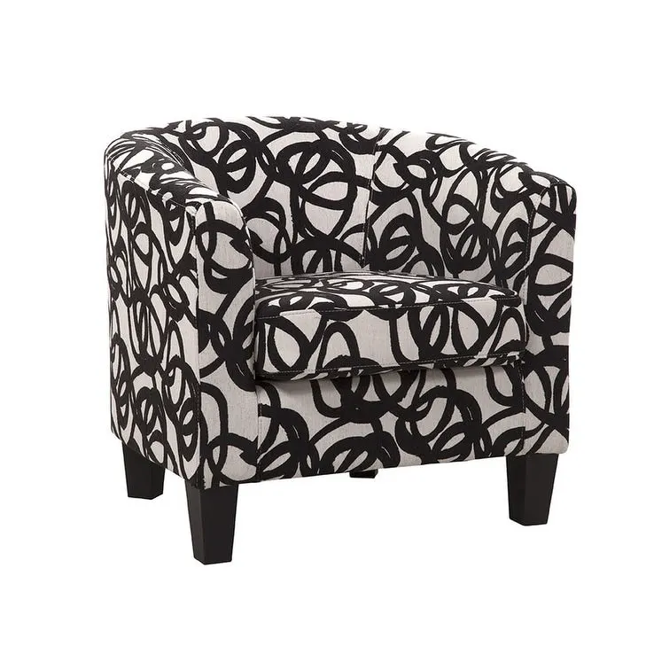 Grafton Home Enzo Upholstered Accent Barrel Chair