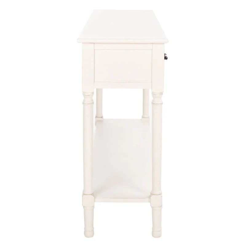 SAFAVIEH Jeanie 3-Drawer Bottom Shelf Console Table - 47.3 W x 13 L x 29.5 H - 47Wx13Dx30H