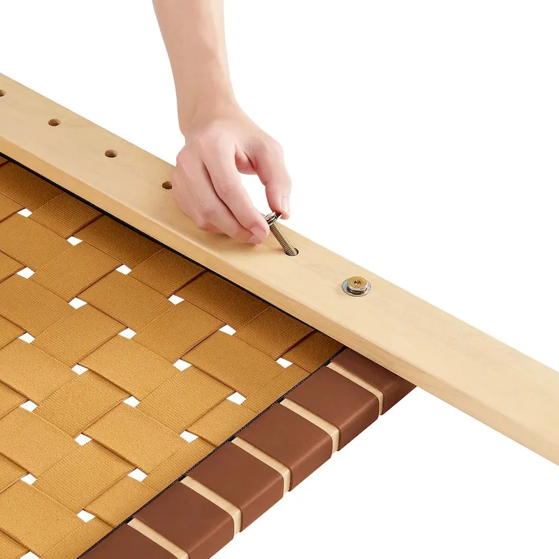 Sparta Twin/Full/Queen/King Vegan Leather Weave Headboard