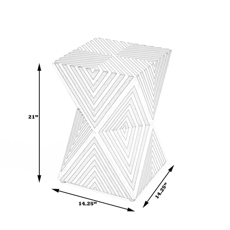 Butler Anais Bone Inlay End Table