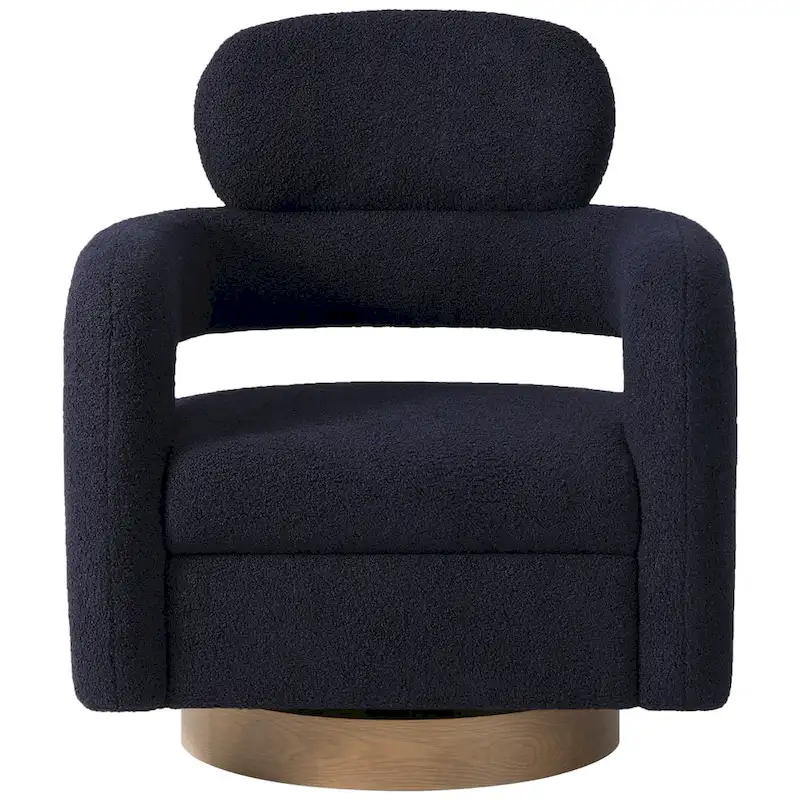 Bayville 29 Wide Sherpa Swivel Chair (Set of 2)