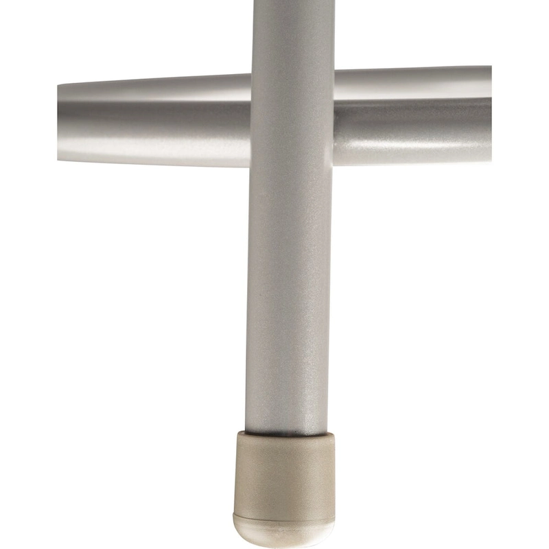 NPS 24  Heavy Duty Vinyl Padded Steel Stool, Grey