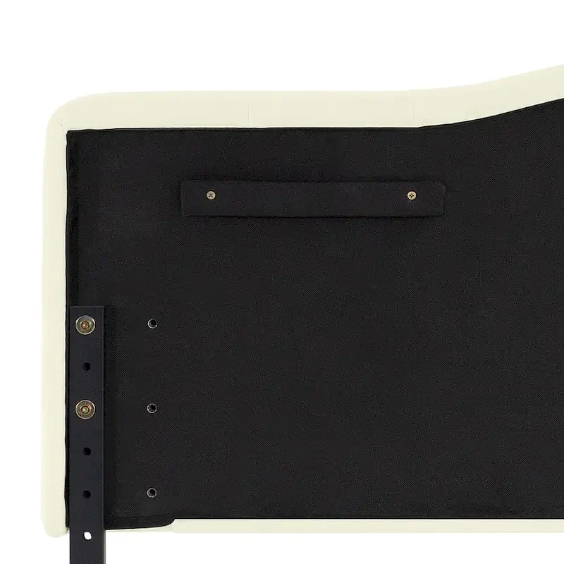 Cecilia Button Tufted Upholstered Headboard, Height Adjustable Headboards,Bed Backboard Premium Padded Fabric Headboard