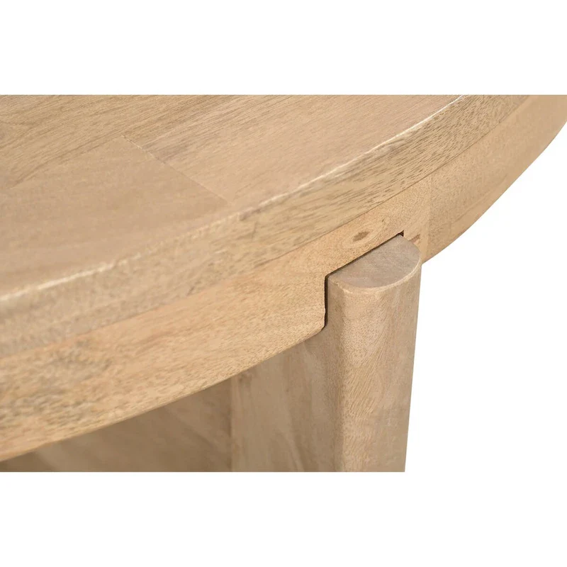Milton Round Solid Wood Coffee Table