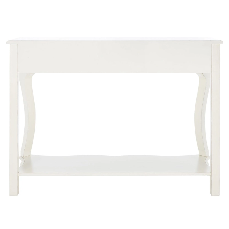 SAFAVIEH Otelia Dark Brown Wood Console Table. - 43Wx15Dx32H