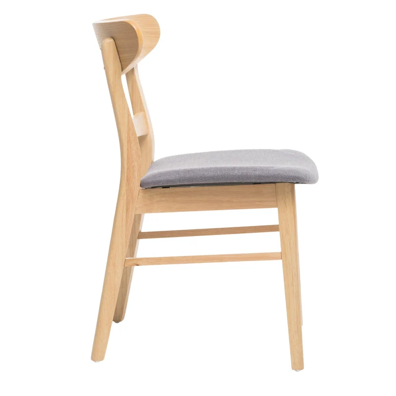 Idalia Fabric and Rubberwood 5-piece Wood Rectangular Dining Set by Christopher Knight Home