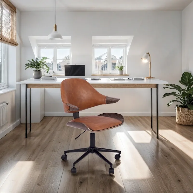 Adjustable and Rolling Desk Chair