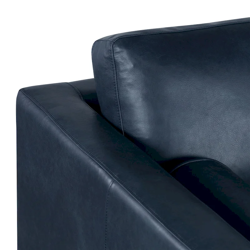 Poly & Bark Napa 72 Apartment Sofa - Full Grain Genuine Italian Leather