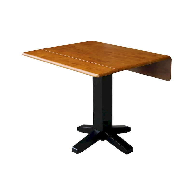 Square Dual Drop Leaf Dining Table