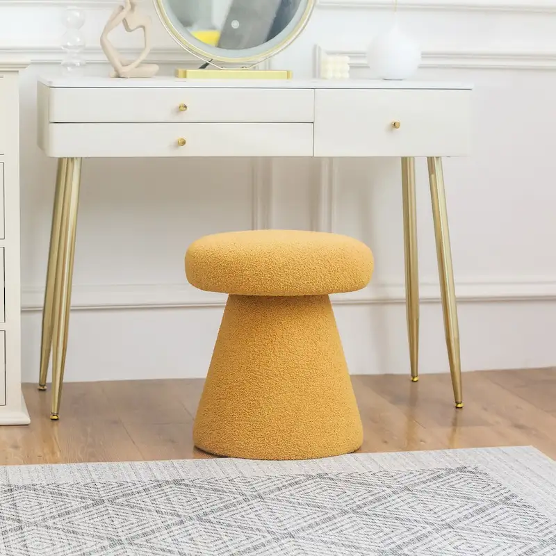 Mushroom Ottoman Large Soft Foot Stool
