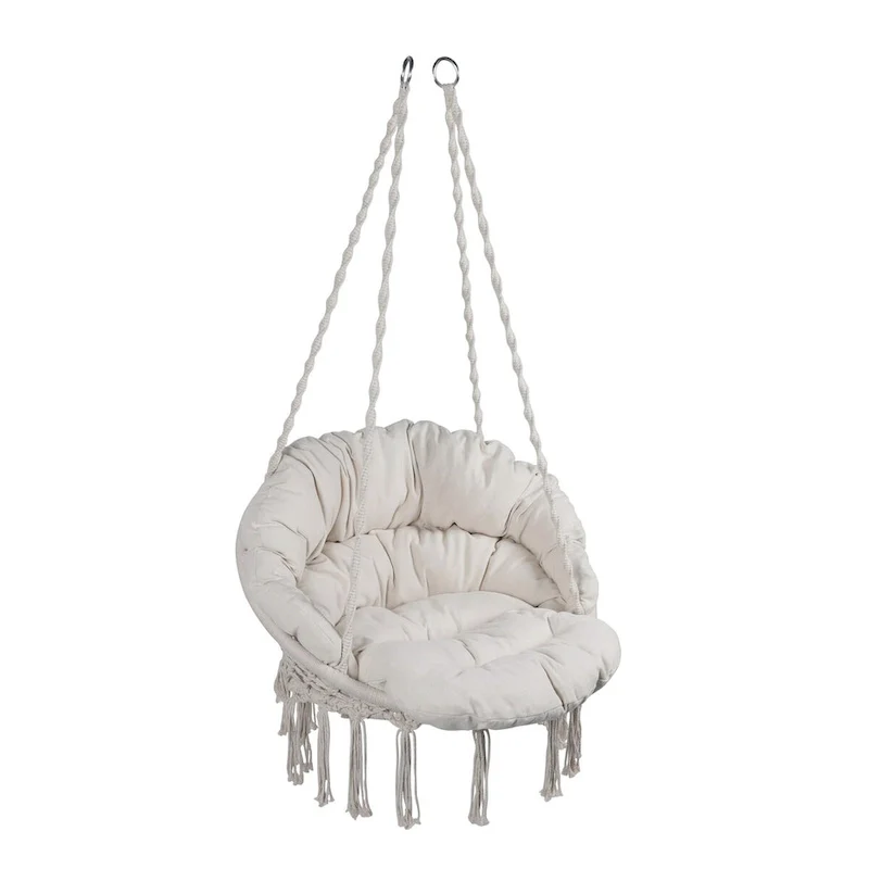 Hanging Cotton Rope Hammock Swing