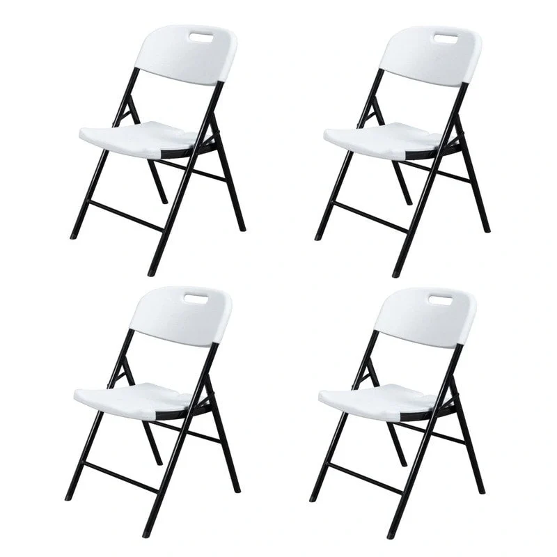 Karlhome Outdoor/Indoor HDPE Stackable Folding Chair 2-Pack 4-Pack