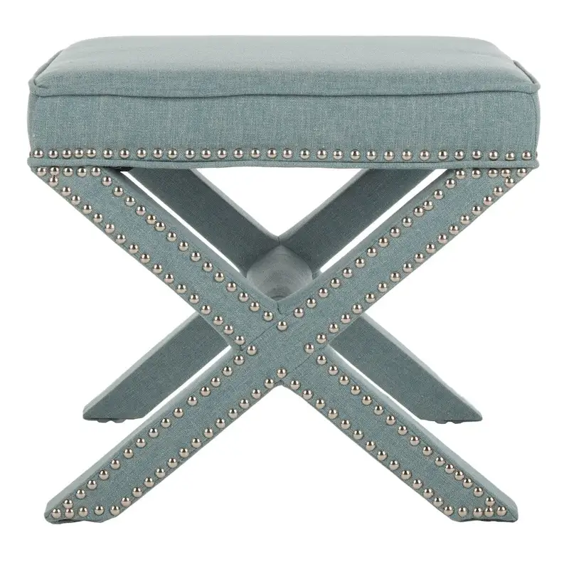 SAFAVIEH Shavonne X-Bench Ottoman
