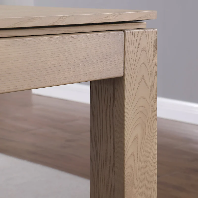 Olivia 8ft Driftwood Ash Billiard Slate Pool Table with Dining Top