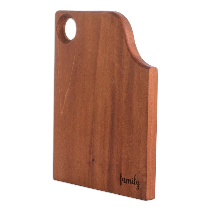 Handmade Family Delight Wood Cutting Board