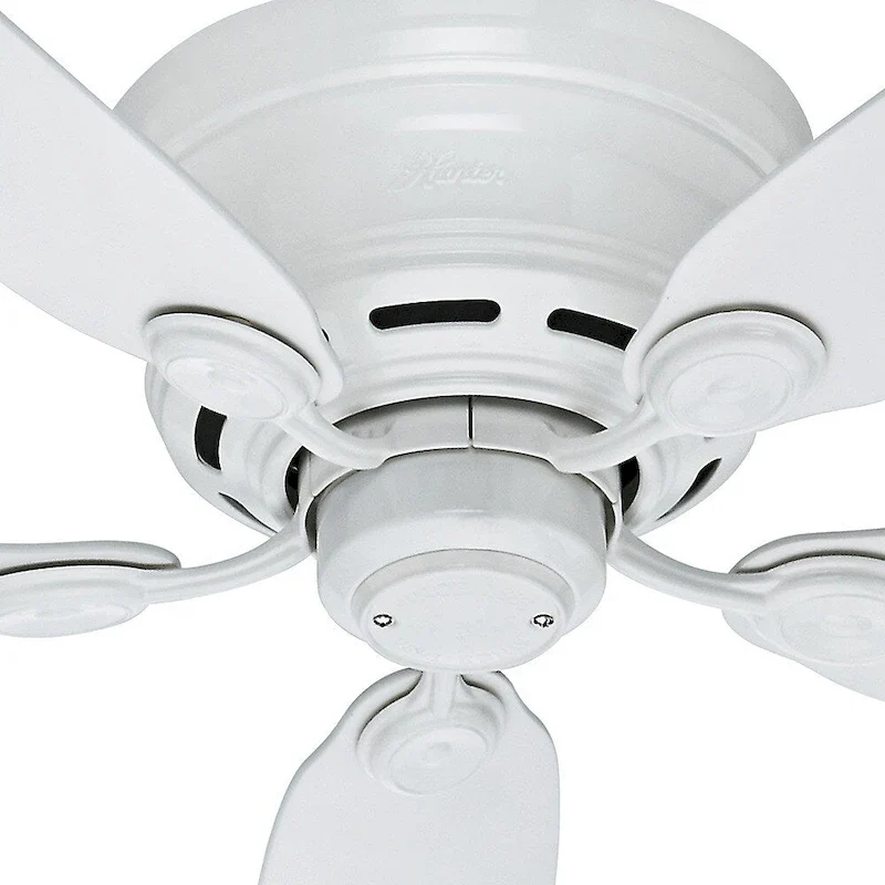 Hunter Low-profile 42-inch White 5-blade Ceiling Fan